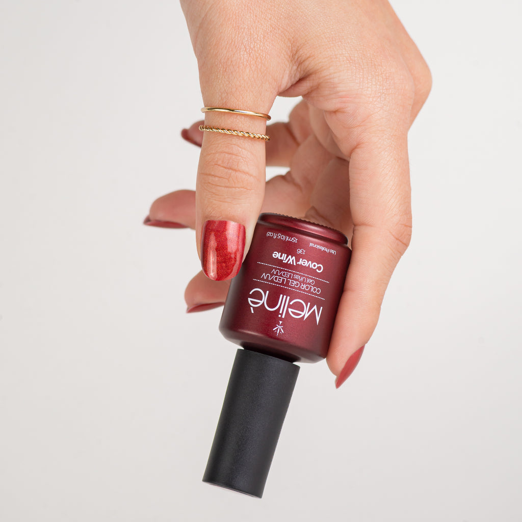 Esmalte Semipermanente Meline 136-Cover Wine