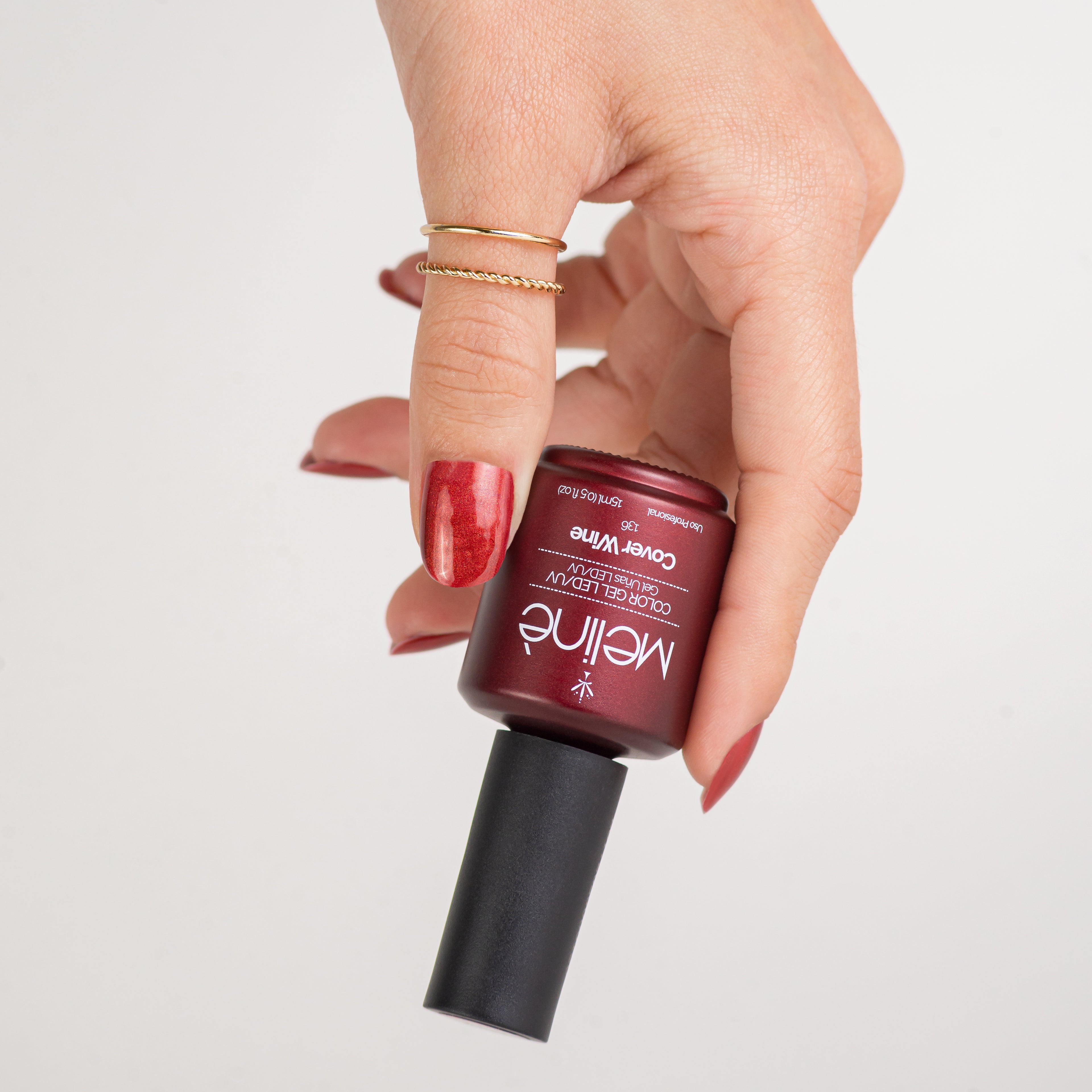 Esmalte Semipermanente Meline 136-Cover Wine