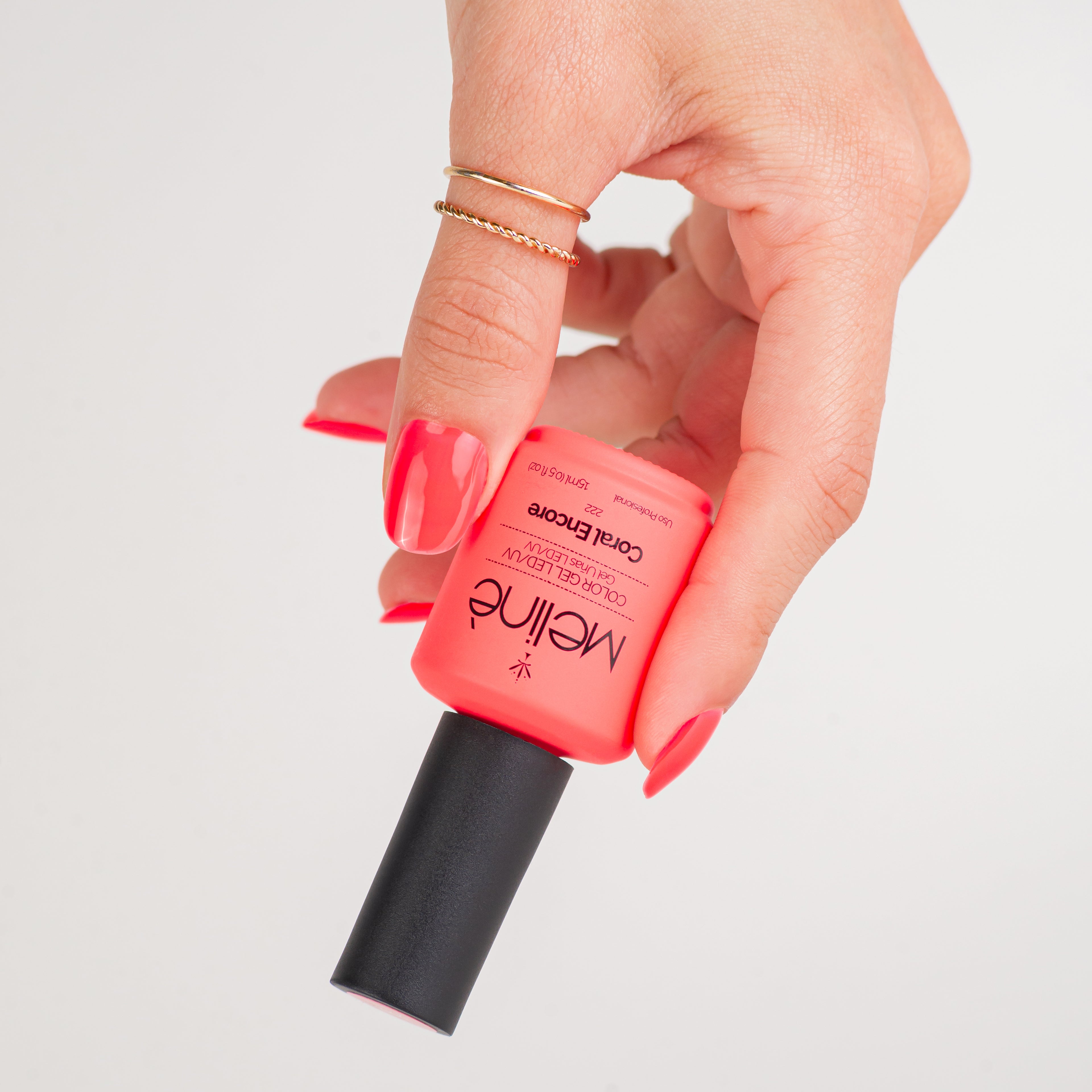 Esmalte Semipermanente Meline 222-Coral Encore