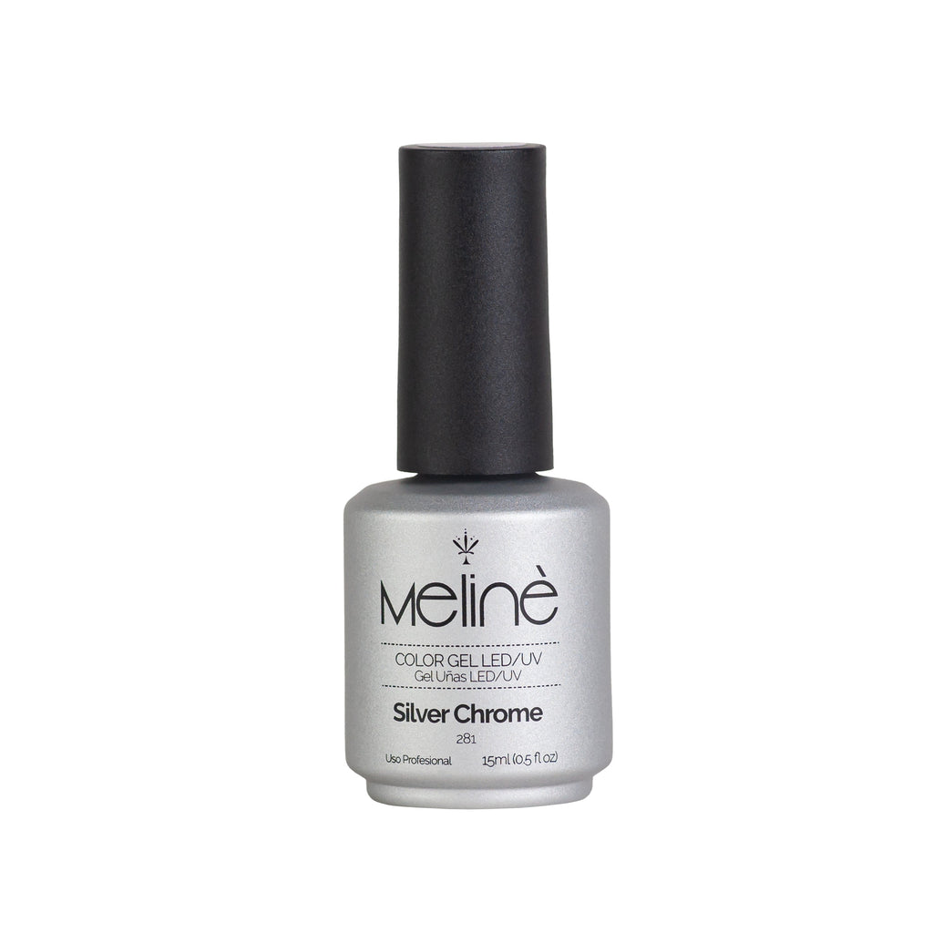 Esmalte Semipermanente Meline 281-Silver Chrome