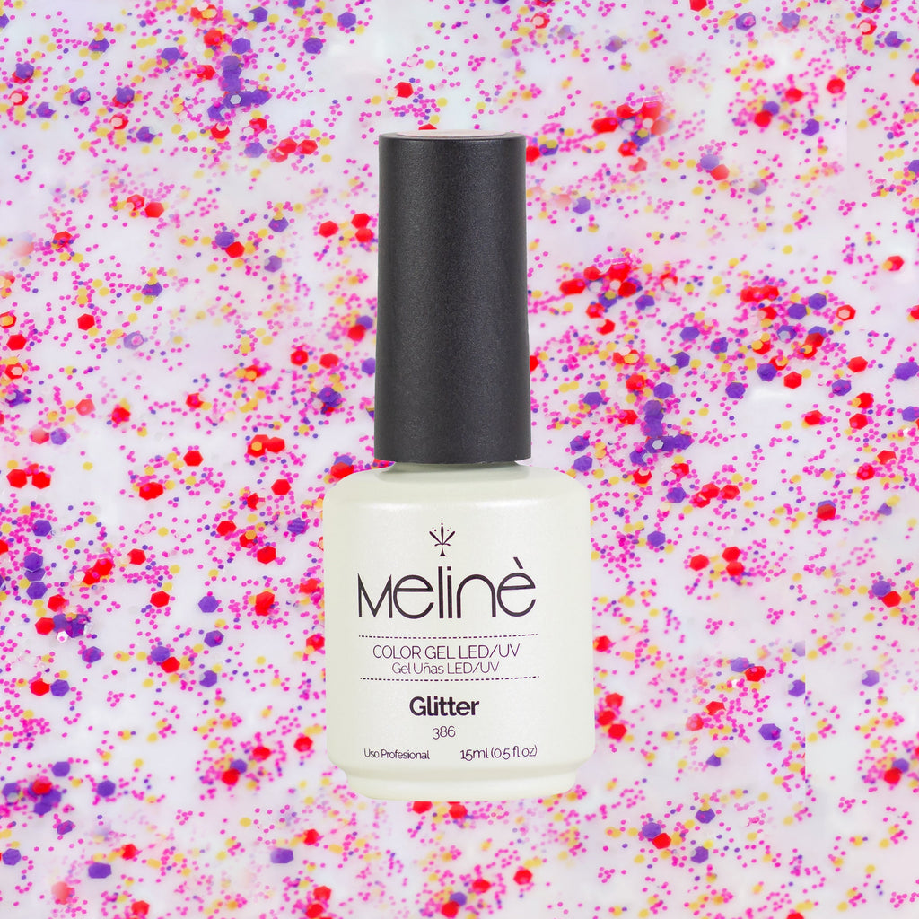 Esmalte Semipermanente Meline 386-Glitter