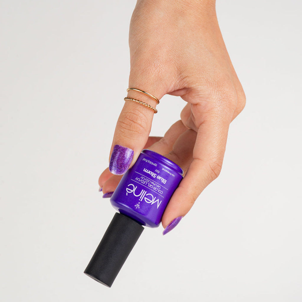 Esmalte Semipermanente Meline 622-Blue Storm