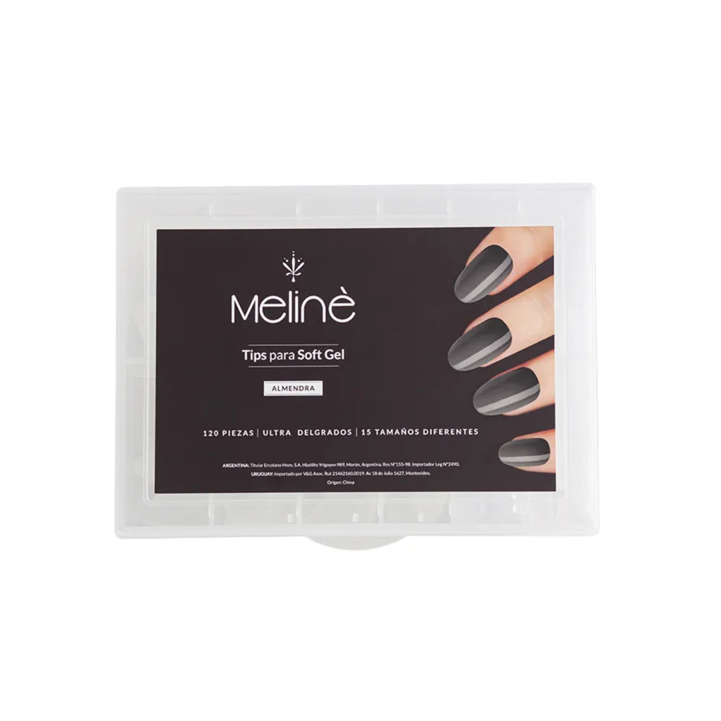 Tips para Soft Gel Meline Almendra