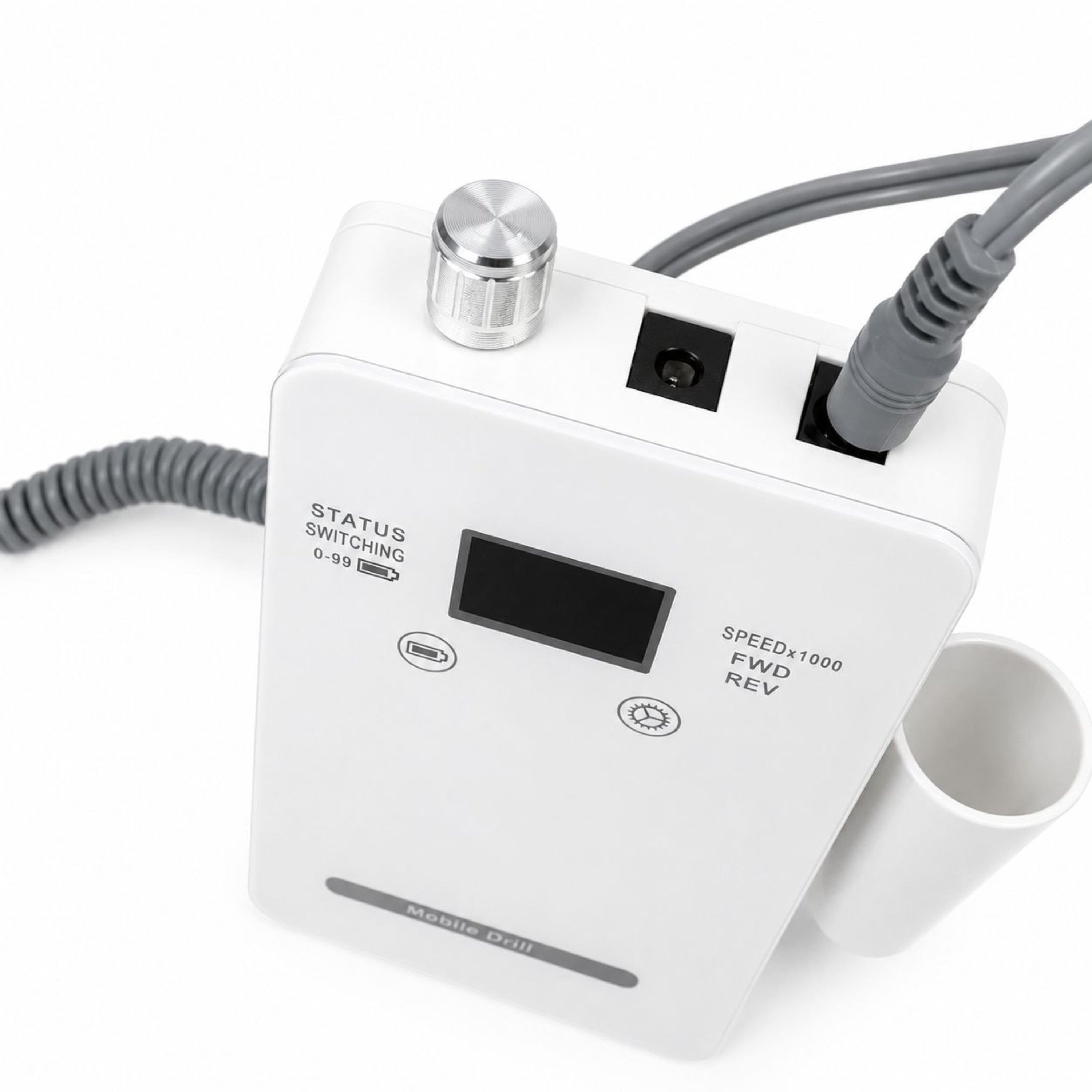 Torno Eléctrico Portátil para Uñas Profesional 30.000 RPM